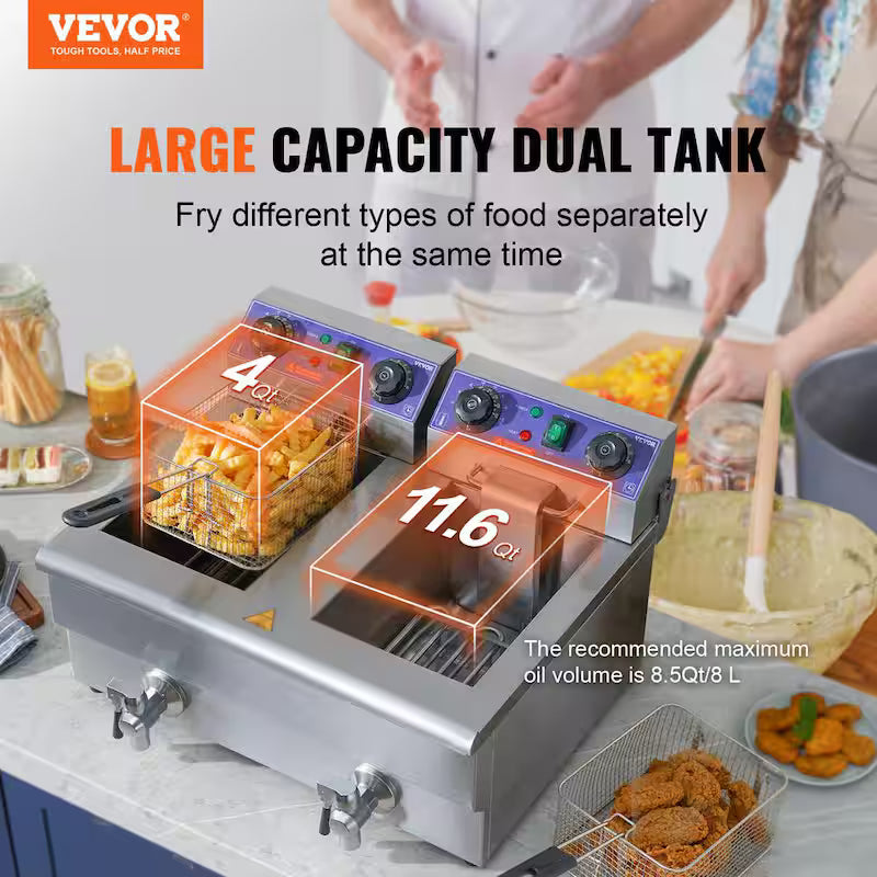 Silver Commercial Electric Deep Fryer I278206