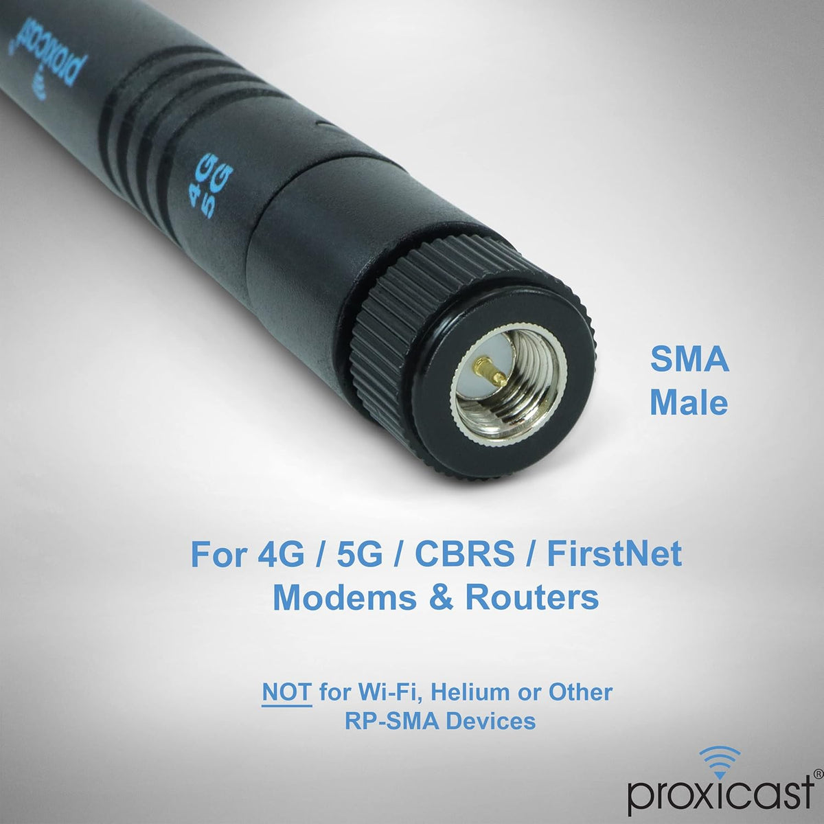 5-8 dBi High-Gain 4G/5G Omnidirectional Antenna with SMA Connectors, 2 Pack B325