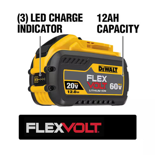 20V/60V MAX Lithium-Ion 12.0Ah Battery 3-Pack Z6089