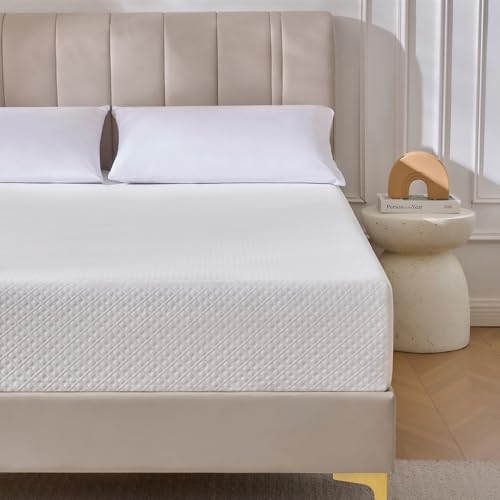 Twin 8 Inch Gel Memory Foam Mattress with Waterproof Protector E2254