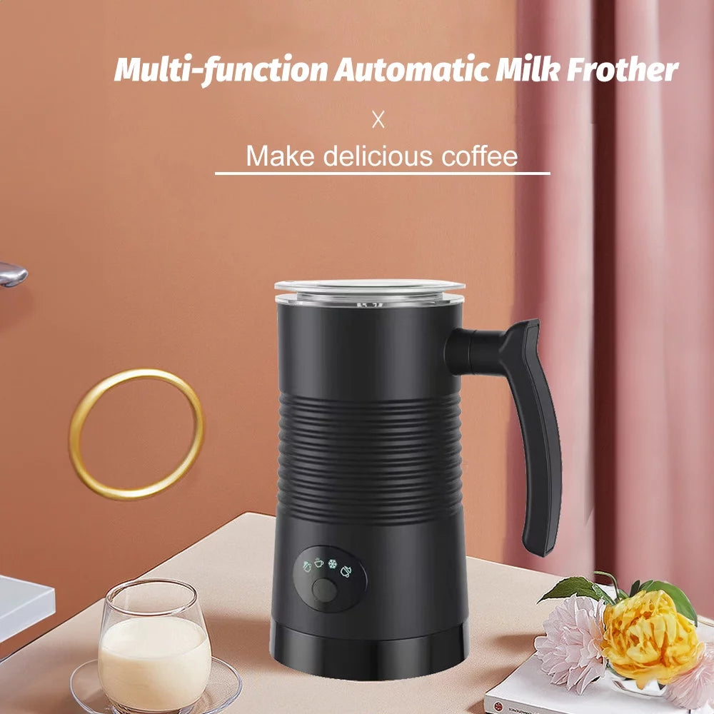 4 in 1 Electric Milk Frother and Steamer 11.84oz Non-Stick Y71408