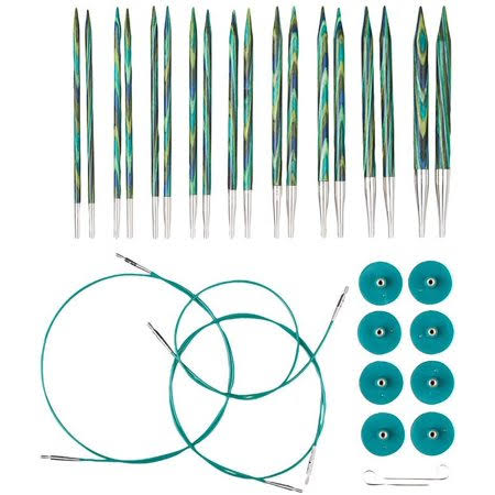 US 4-11 Interchangeable Knitting Needle Set Z267090