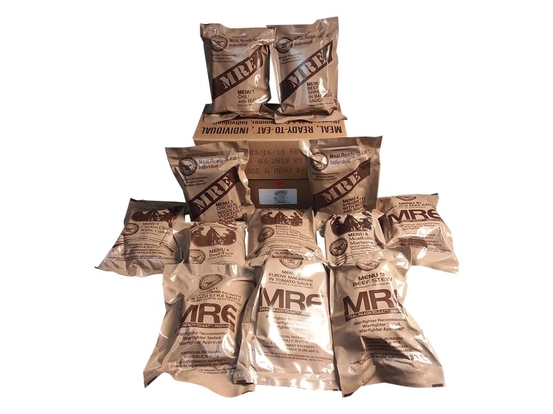 Variety Pack of 12 Freeze Dried MRE Kit L189189