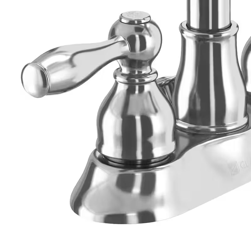 2-Handle High-Arc Centerset Bathroom Faucet in Polished Chrome O34891