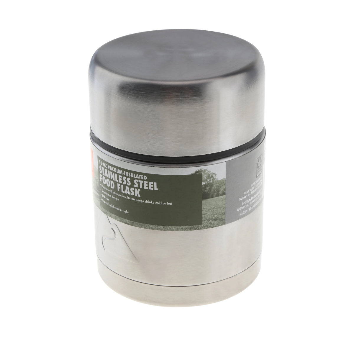 16 Ounce Stainless Steel Food Jar A529