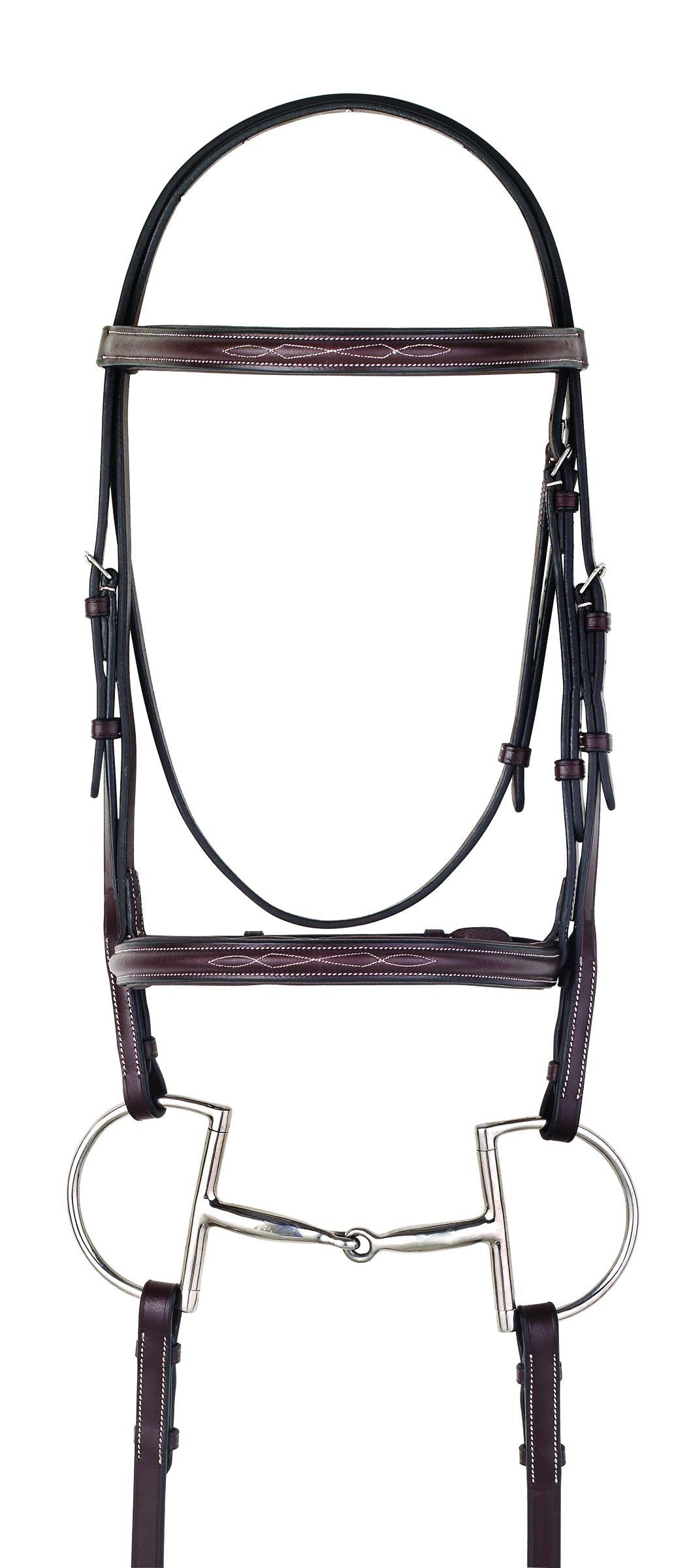 Gold Padded Bridle with Reins L17552
