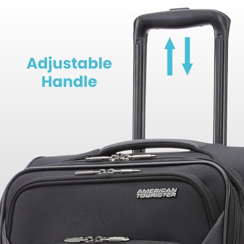 20 Spinner Softside Luggage with Spinner Wheels, Classic Blue J850019