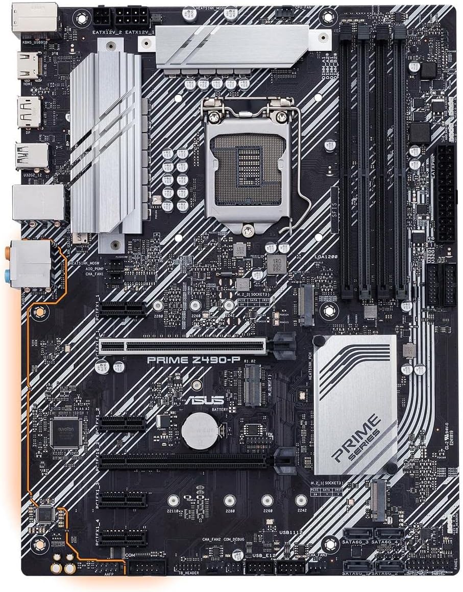 ASUS Prime Z490-P LGA 1200 ATX Motherboard Z53684