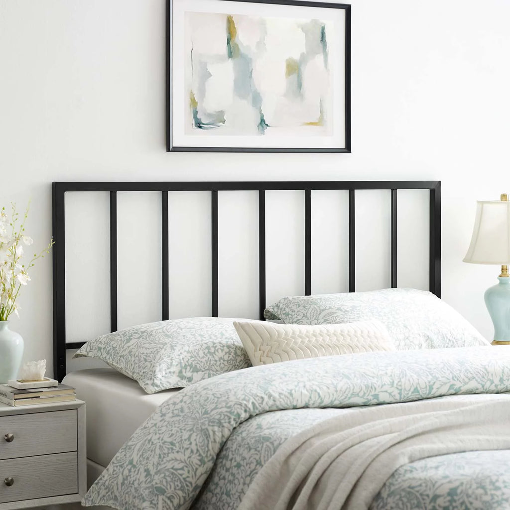 Black Full Metal Headboard D26590