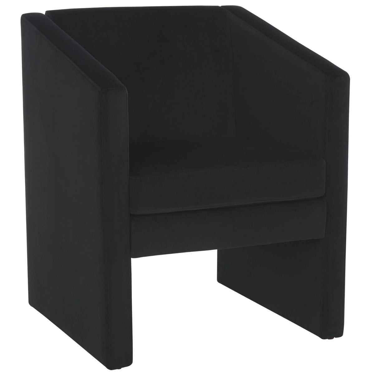 Black Velvet Accent Chairs S393381