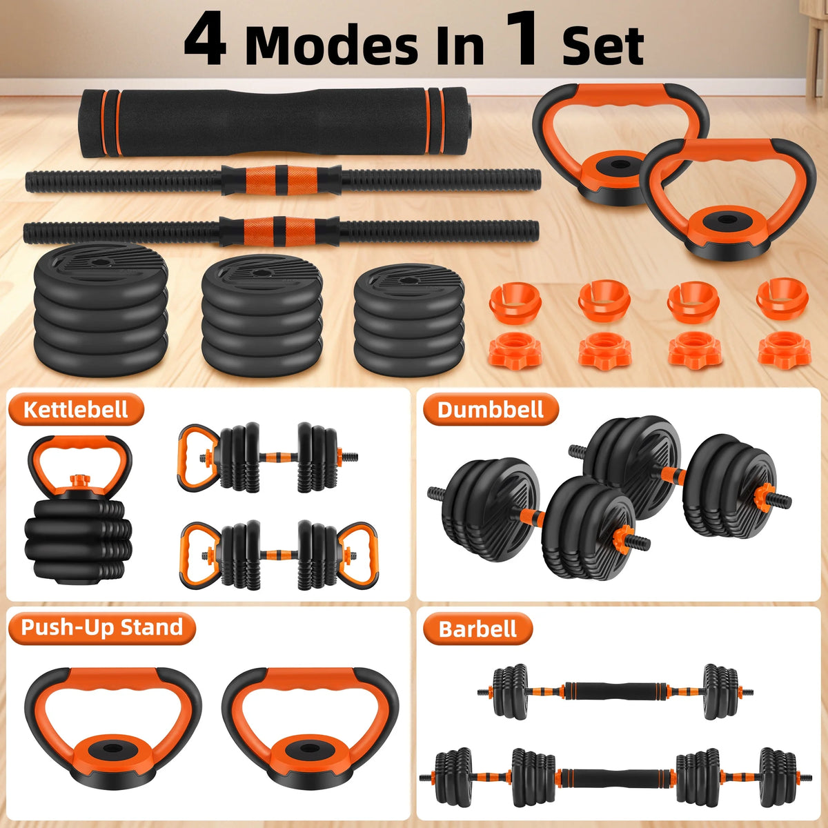 55 Lbs Adjustable Dumbbell Set K566659