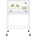 47 Bird Cage with Slide-Out Tray and Rolling Stand I497949