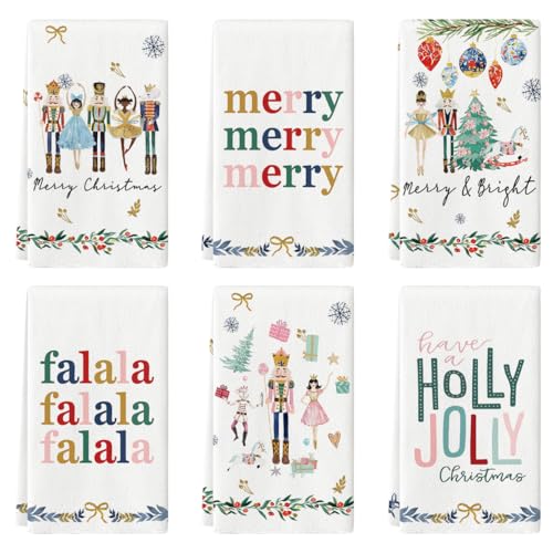 Christmas Kitchen Dish Towels Set of 6 G716978