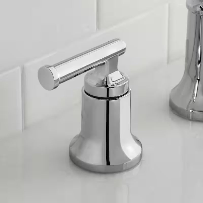 8 in. Widespread Double-Handle High-Arc Bathroom Faucet in Chrome (2-Pack) D712