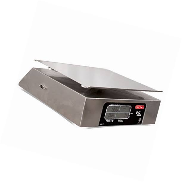Electronic Price Computing Scale with Rechargeable Battery, Stainless Steel Y3659