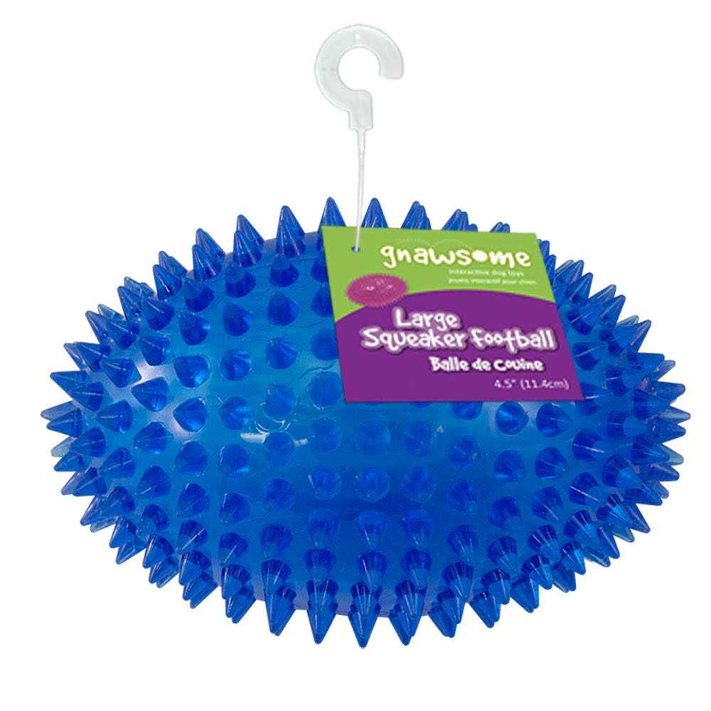 4.5” Spiky Squeaker Football Dog Toy E730109