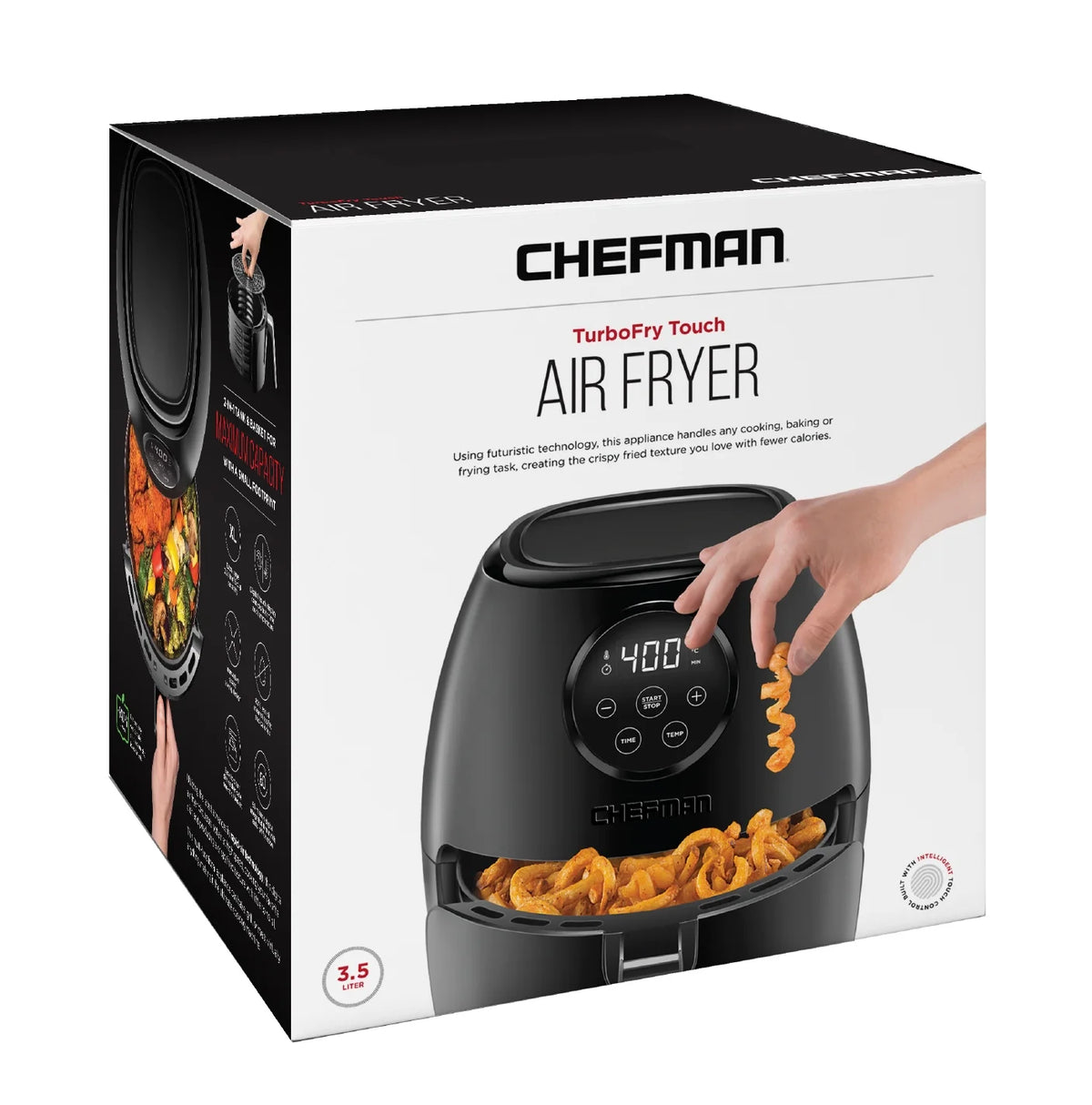 Matte Black 3.6 Quart Digital Air Fryer Oven M87445