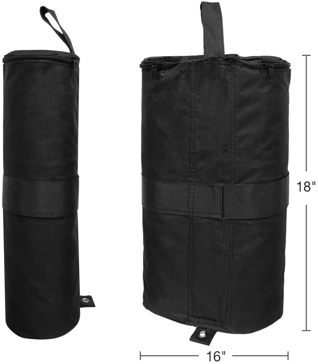 Black Weight Bag Outdoor Canopy Weights (8 Pieces) A455671
