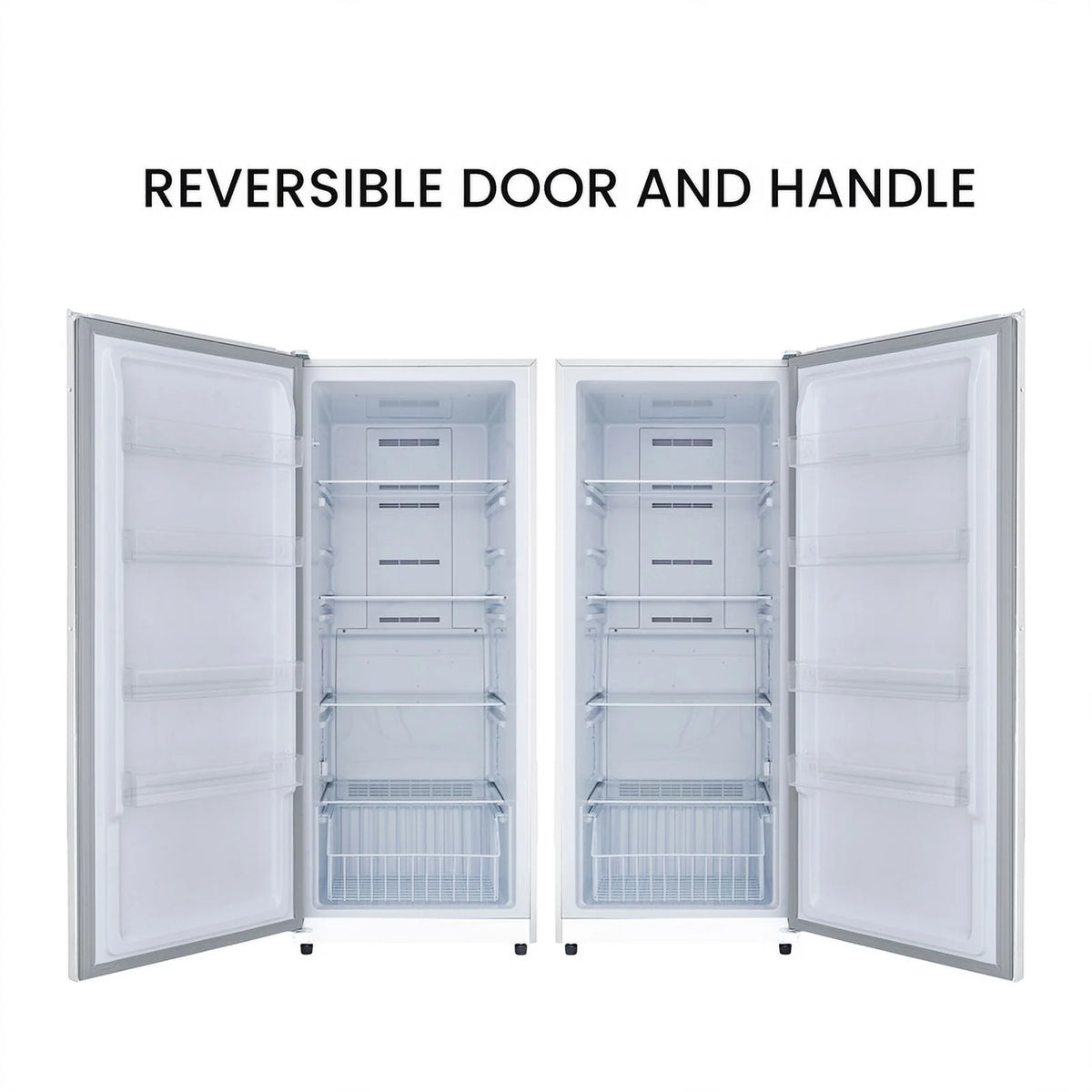 17 cu.ft. Convertible Upright Freezer/Refrigerator in white W124