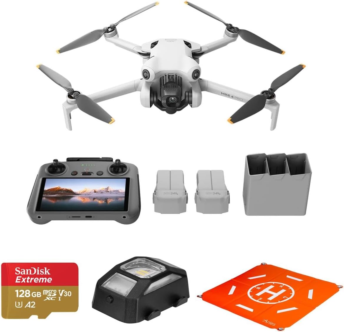 DJI Mini 4 Pro Drone Fly More Combo with Accessory Kit T89372