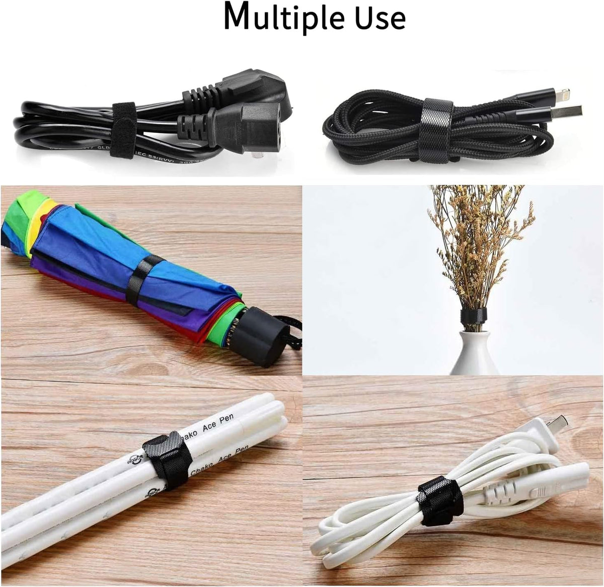 Cord Management Kit 76pcs Cable Ties and Holders K808