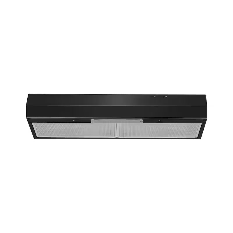 Black Under Cabinet Range Hood W3105