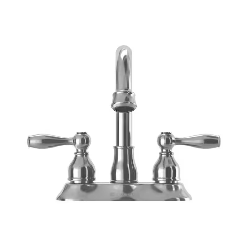2-Handle High-Arc Centerset Bathroom Faucet in Polished Chrome O34891