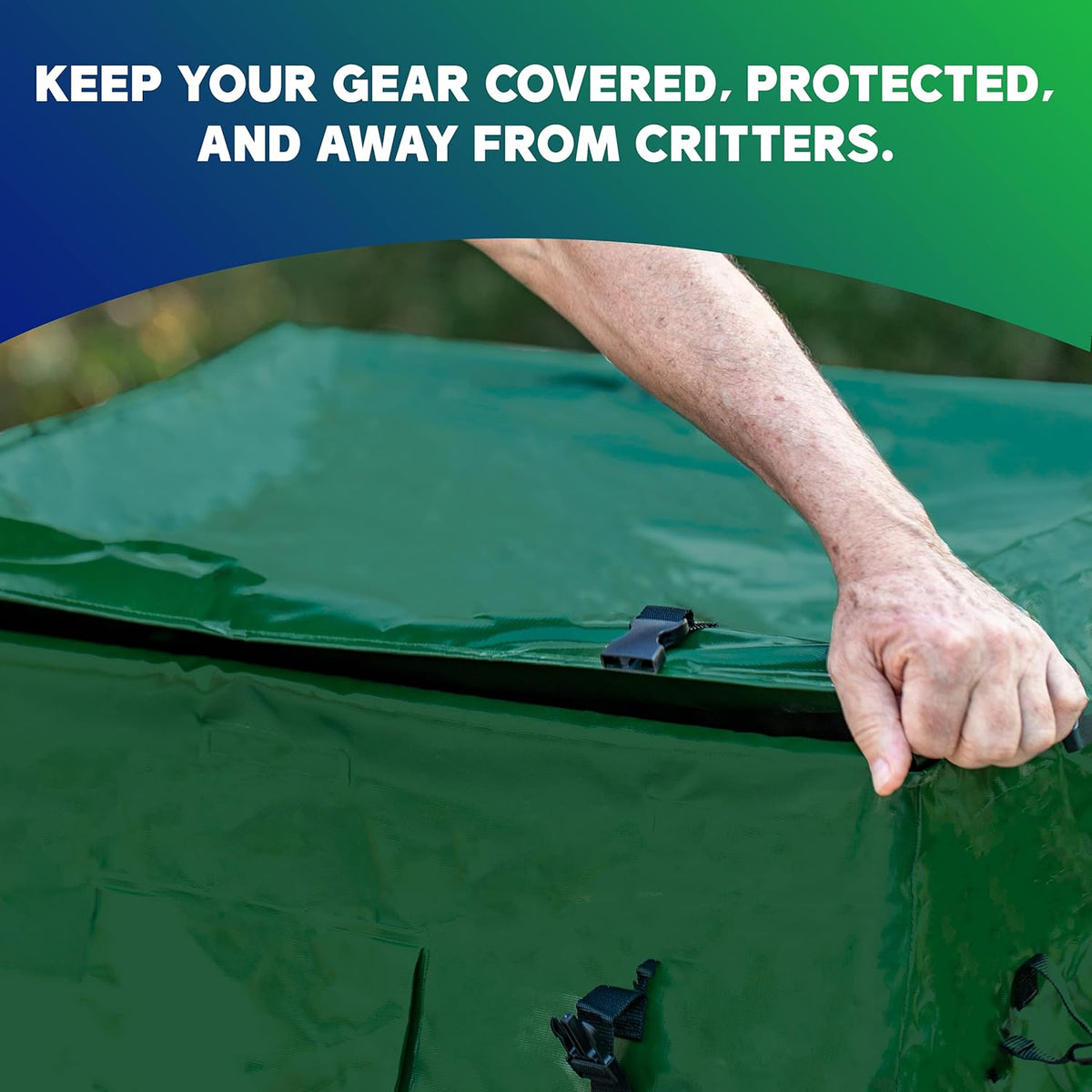 Green Waterproof Outdoor Storage Box K638