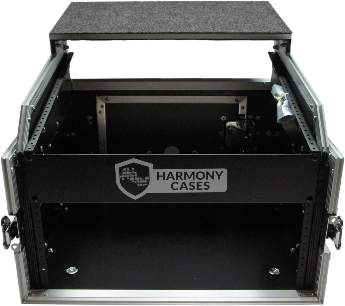 DJ Laptop Glide 10U Slant Top 6U Vertical Rack Case S943