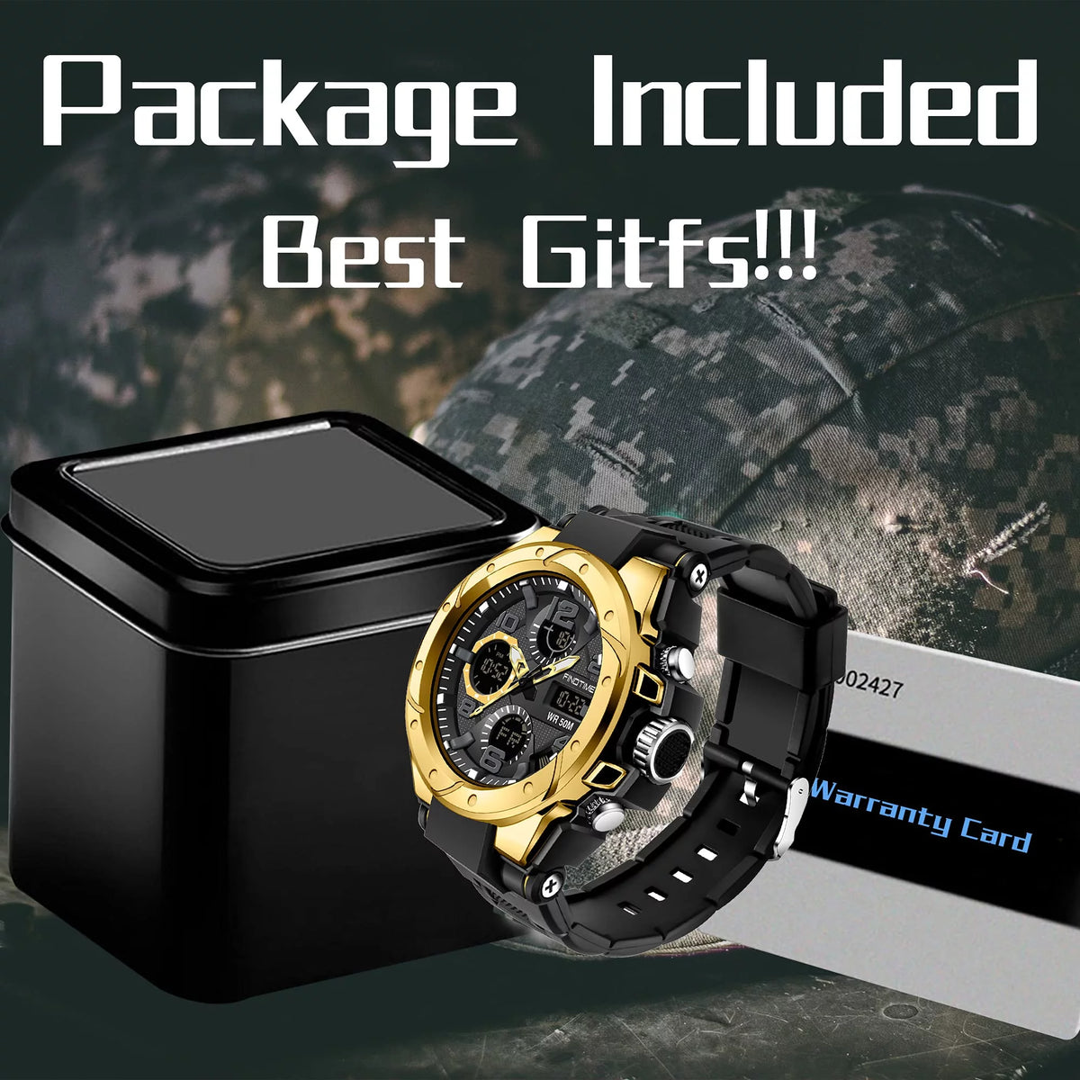 Waterproof Tactical Digital LED Watch L84511