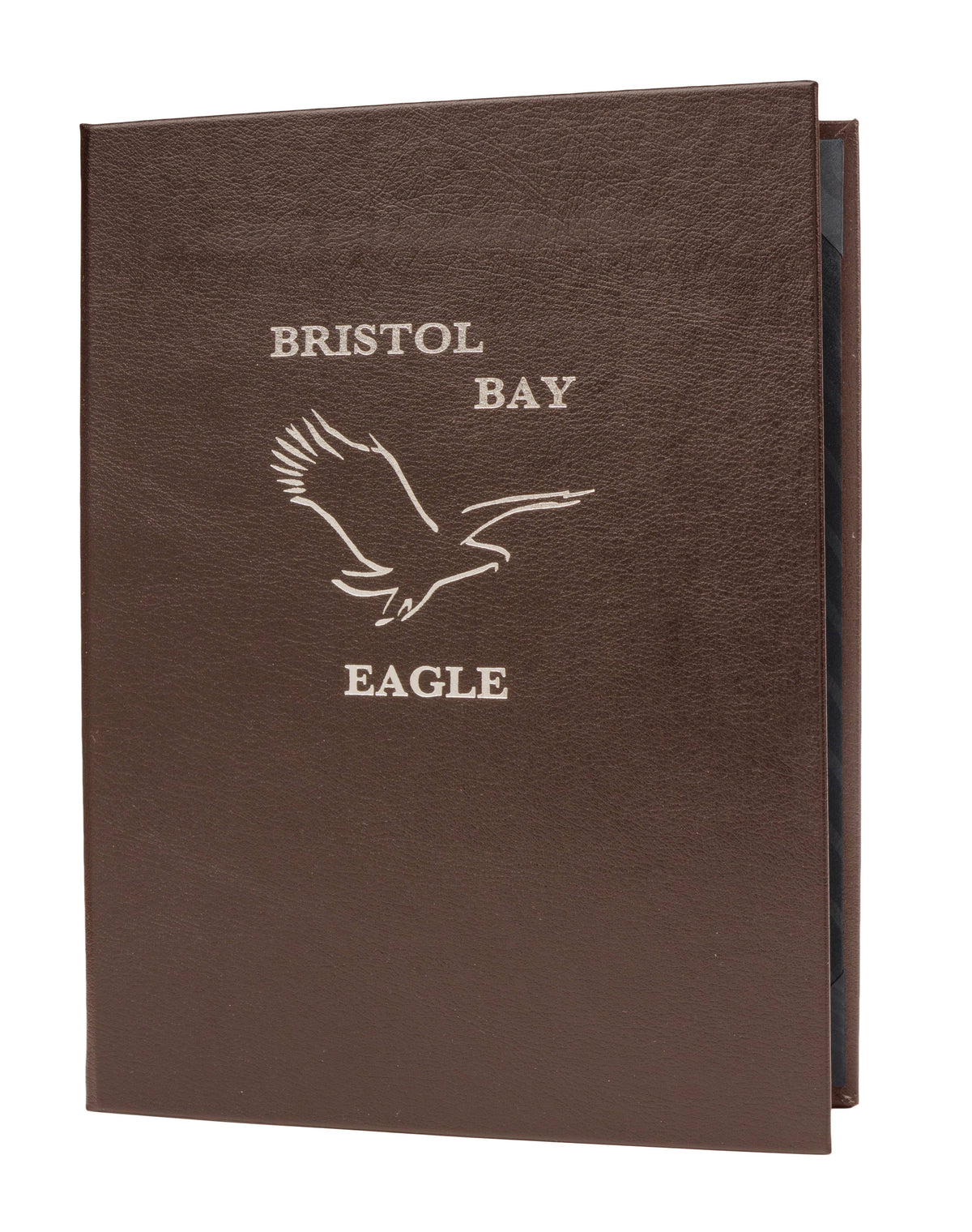 Bonded Leather Casebound Menu, 5½ x 8½, Mahogany U528