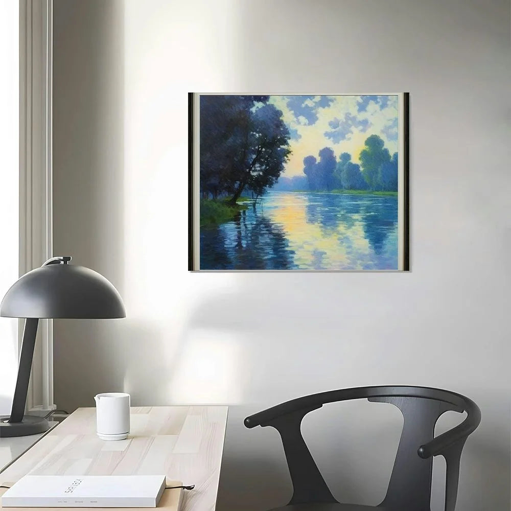 Canvas Wall Art Hand Made Ornate Frame E75661