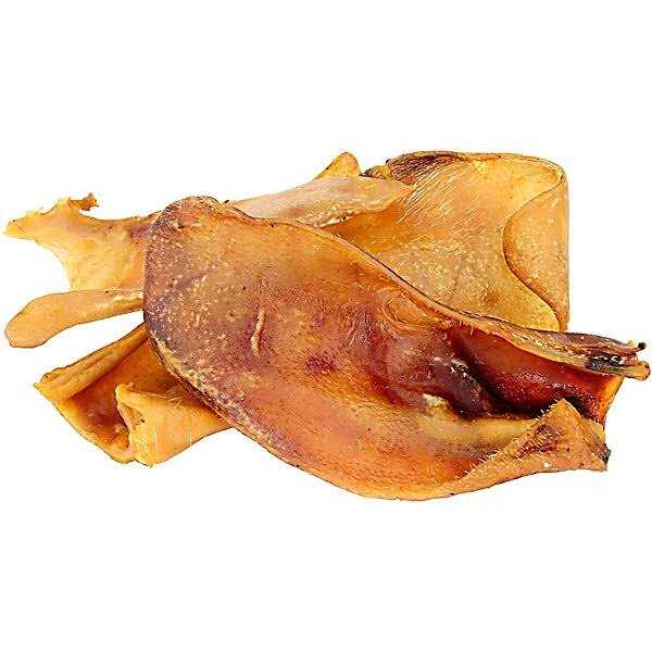 Large Whole Pig Ears Dog Chew Treats H53411