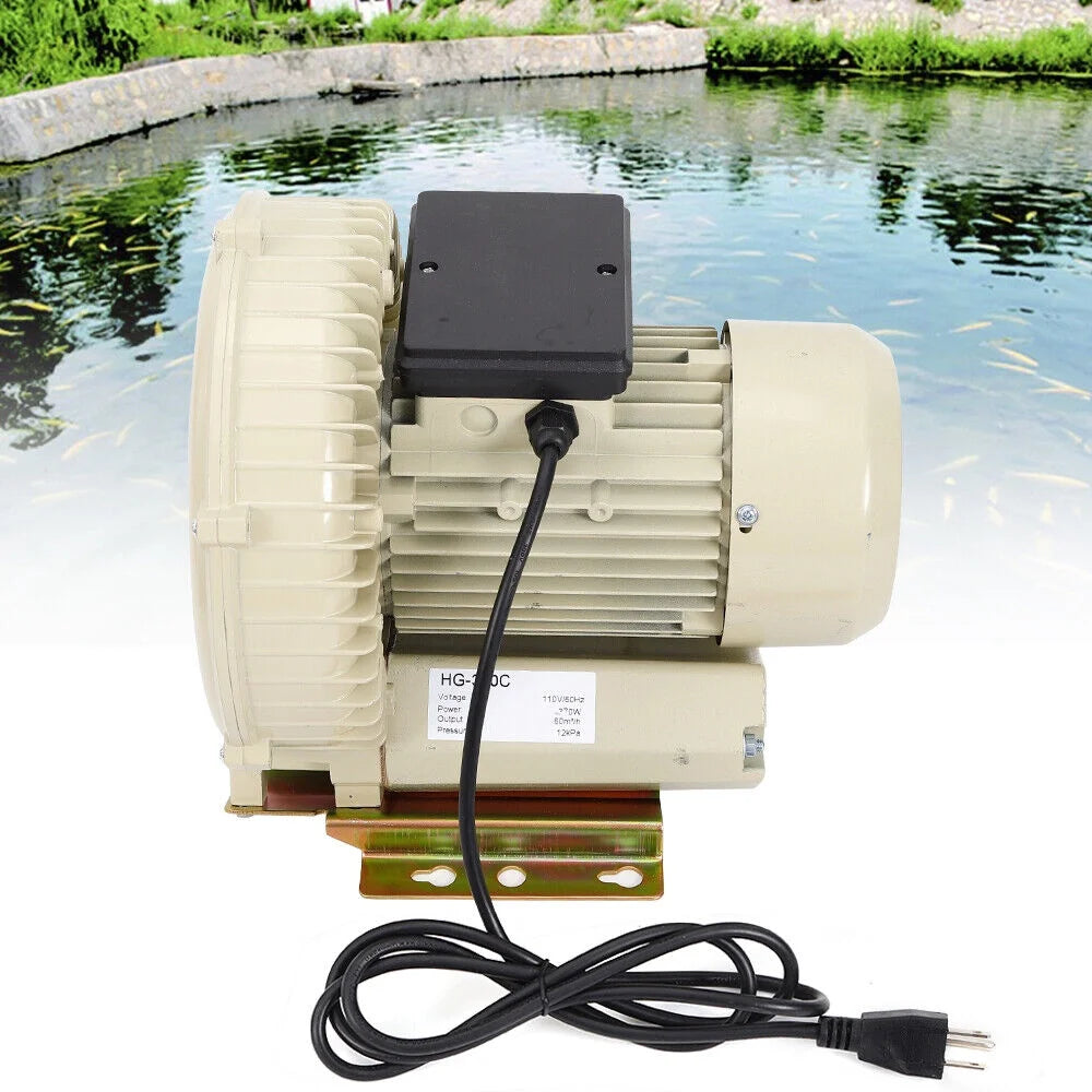 110V 370W Industrial Air Pump Blower F691