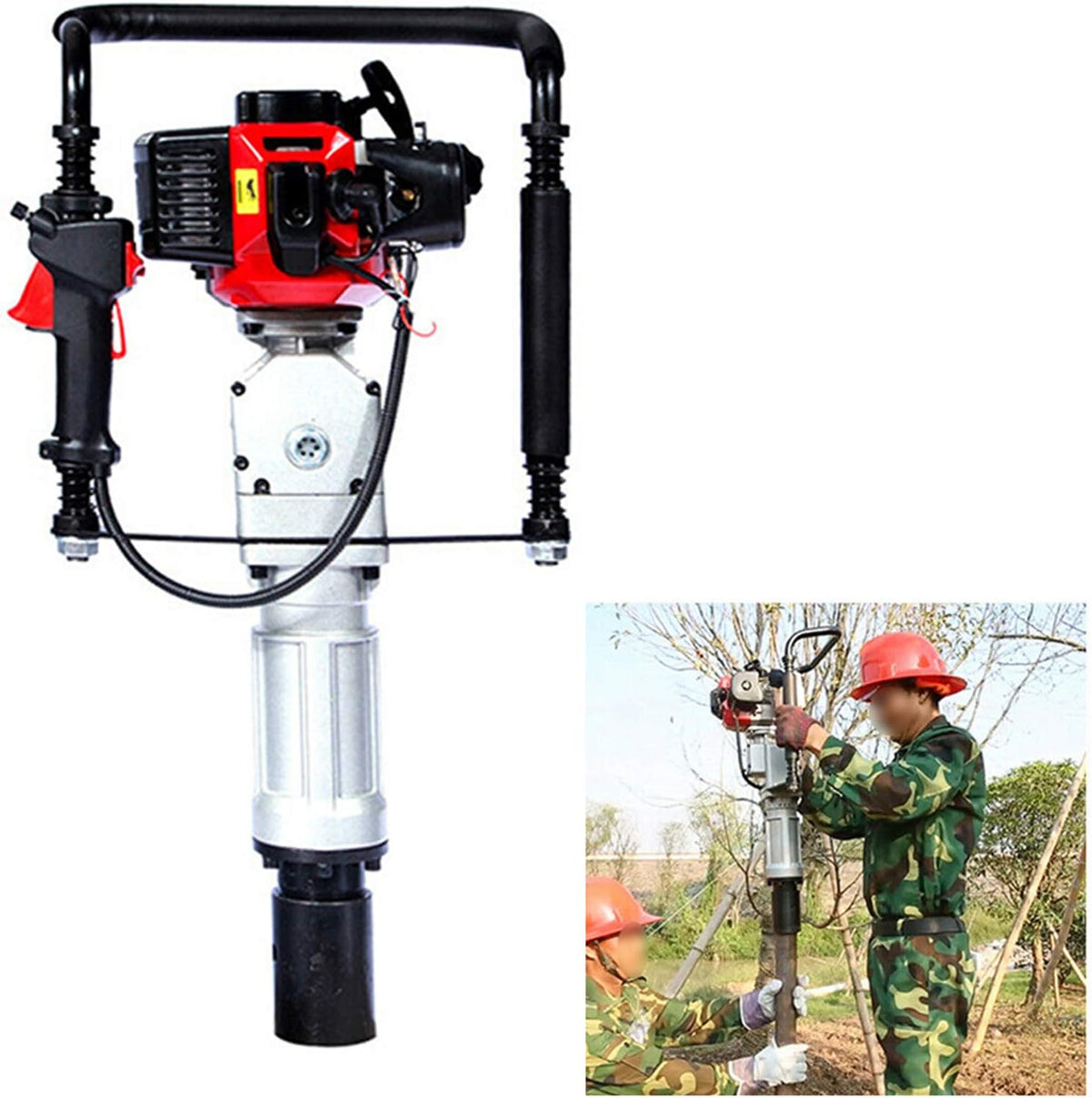 52CC Gasoline T Post Driver V908