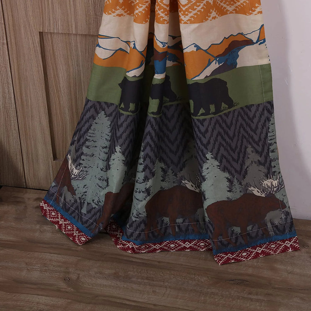 Curtain Panels Set of 2 with Tiebacks P936