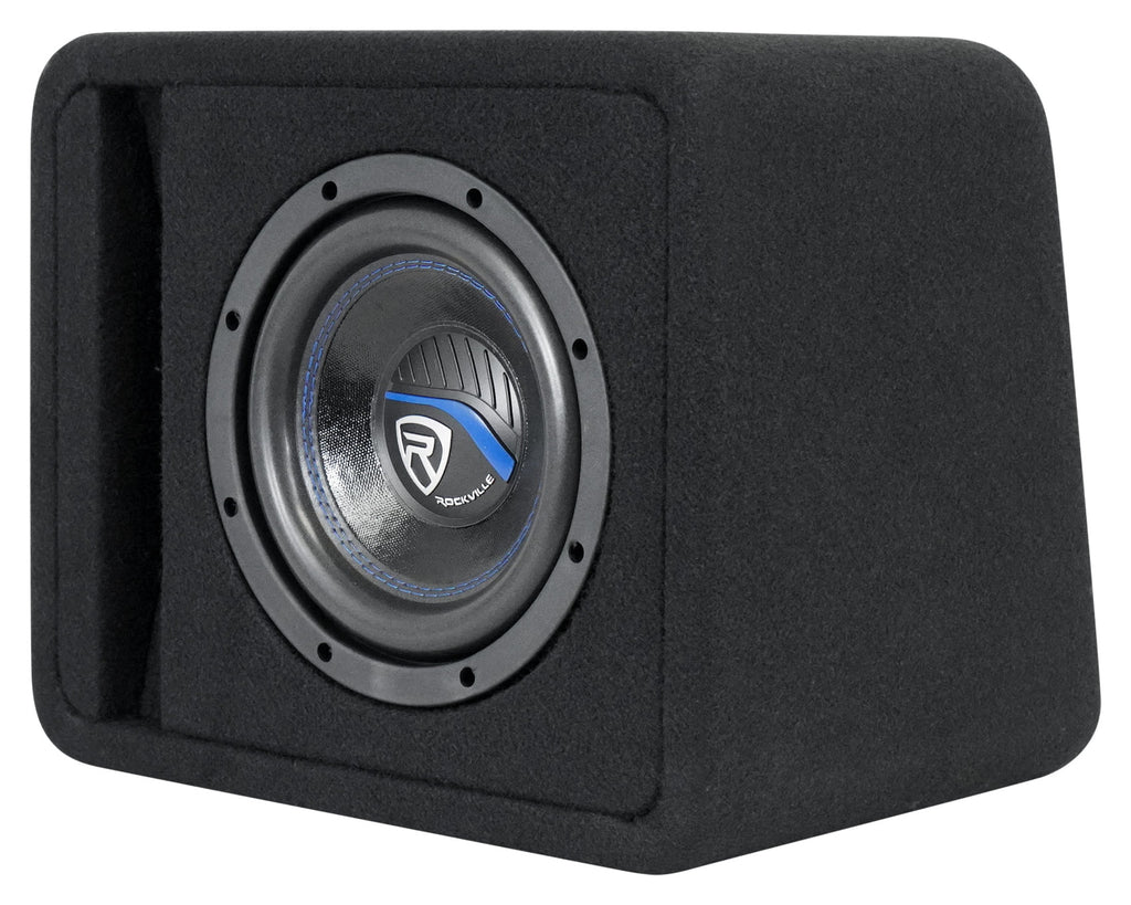 8" 800w Loaded Car Subwoofer Enclosure + Amplifier T937