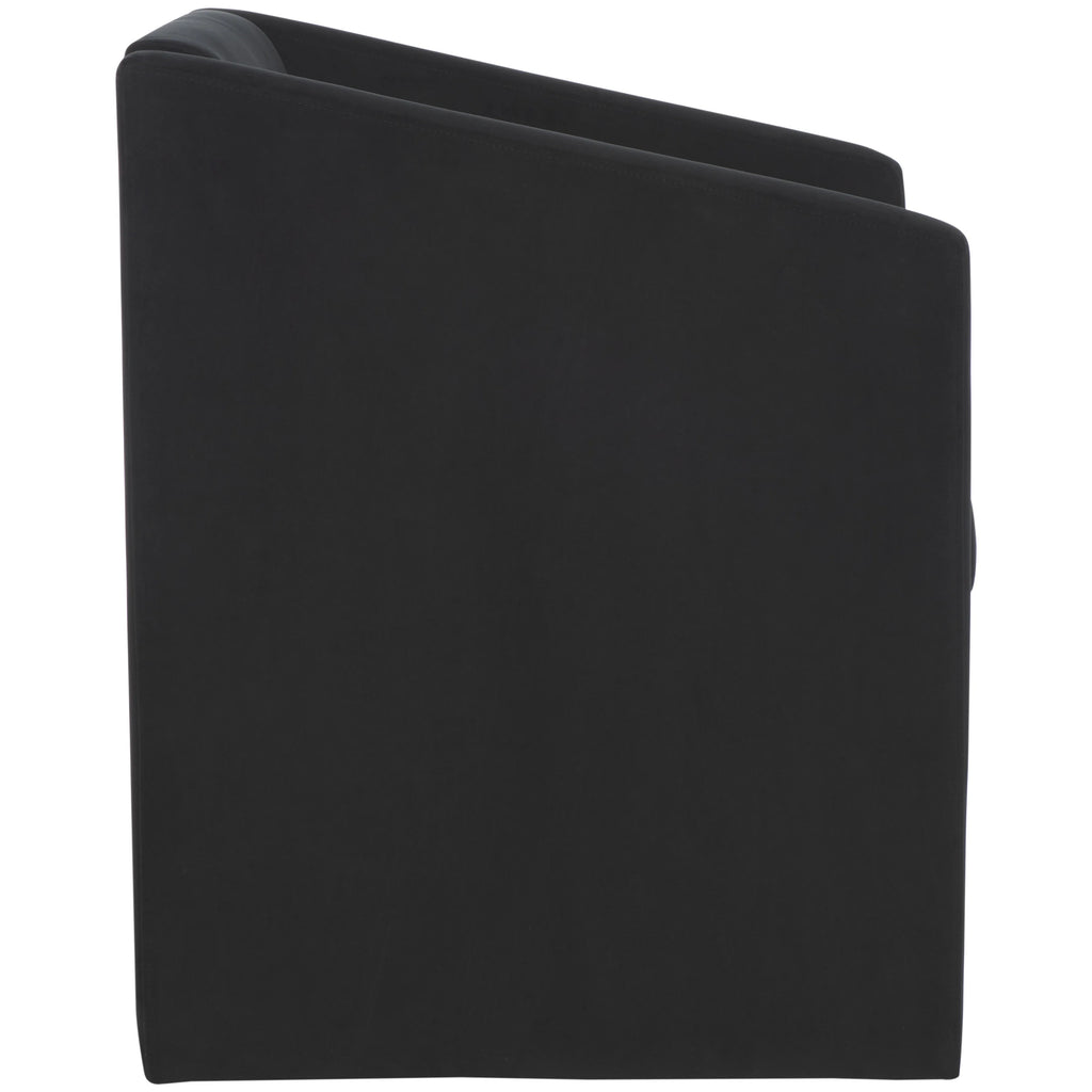 Black Velvet Accent Chairs S393381