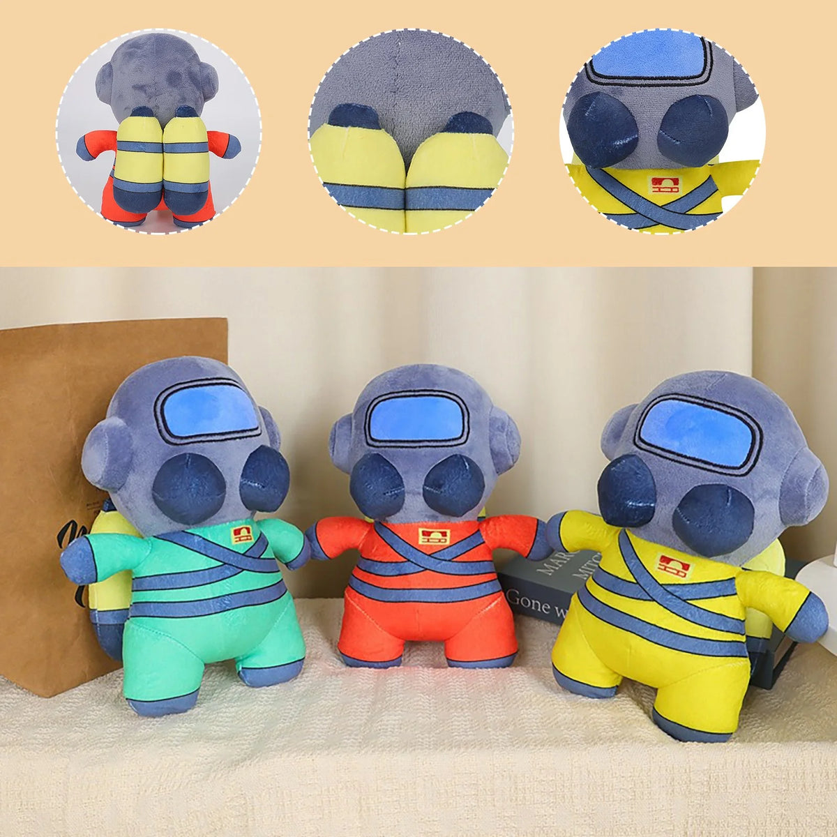 Orange Plush Doll G4357