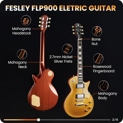 39" Solid Body Mahogany Electric Guitar with Rosewood Fretboard E247