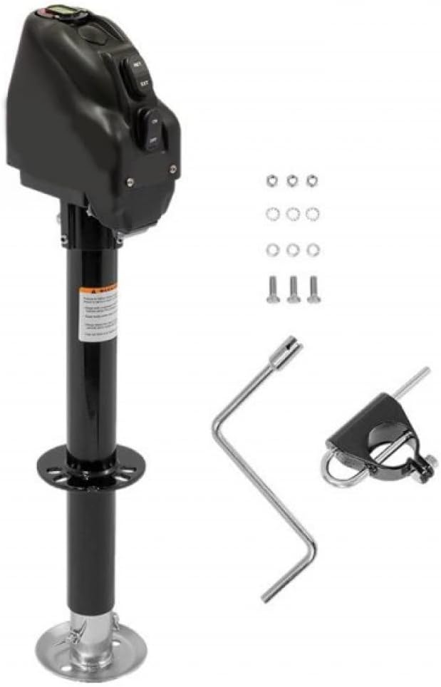 Powered Trailer Jack, A-Frame, 17in. Travel, 4000lbs. G32760