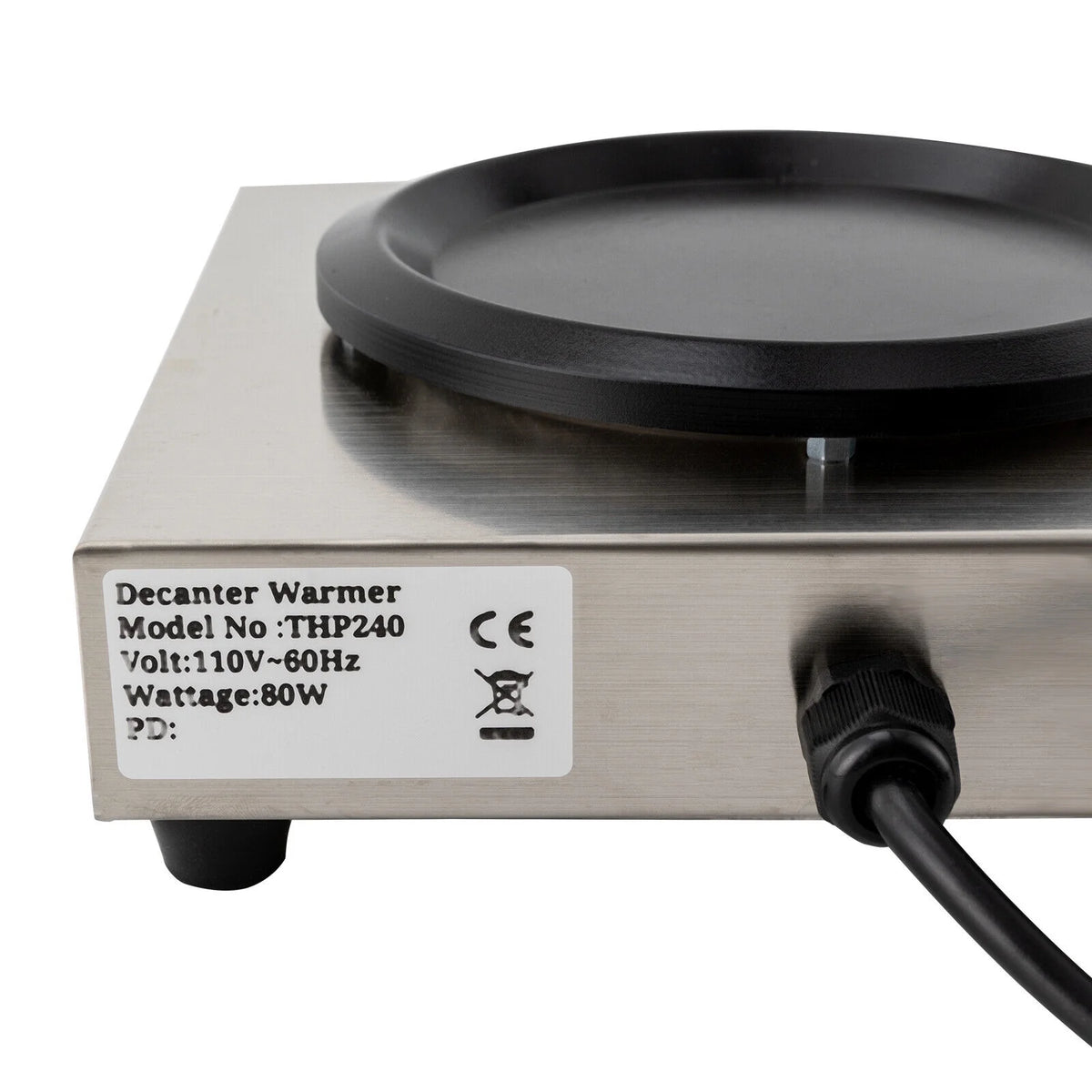 80W Stainless Steel Coffee Warmer Plate B9174