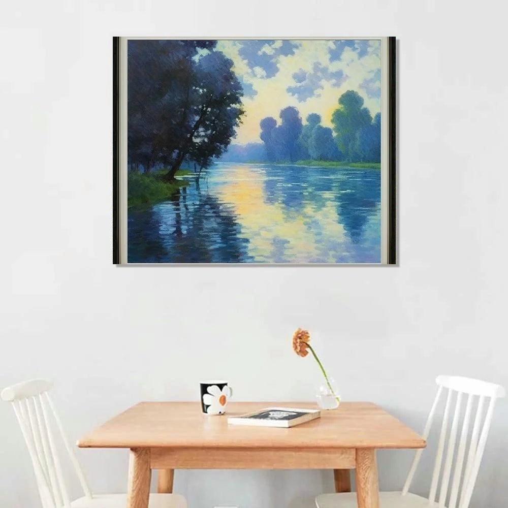 Canvas Wall Art Hand Made Ornate Frame E75661