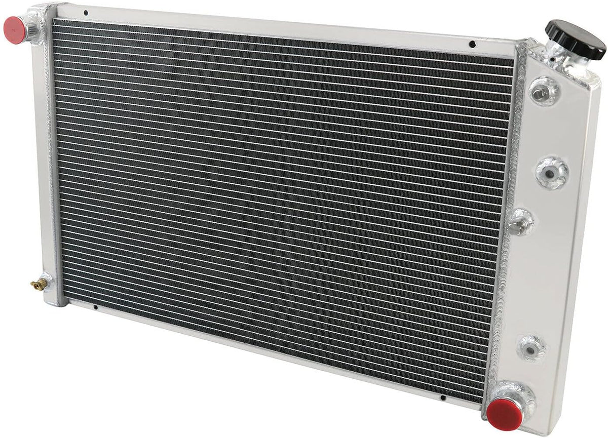 3 Row Aluminum Radiator with Electric Fan Shroud Relay C337