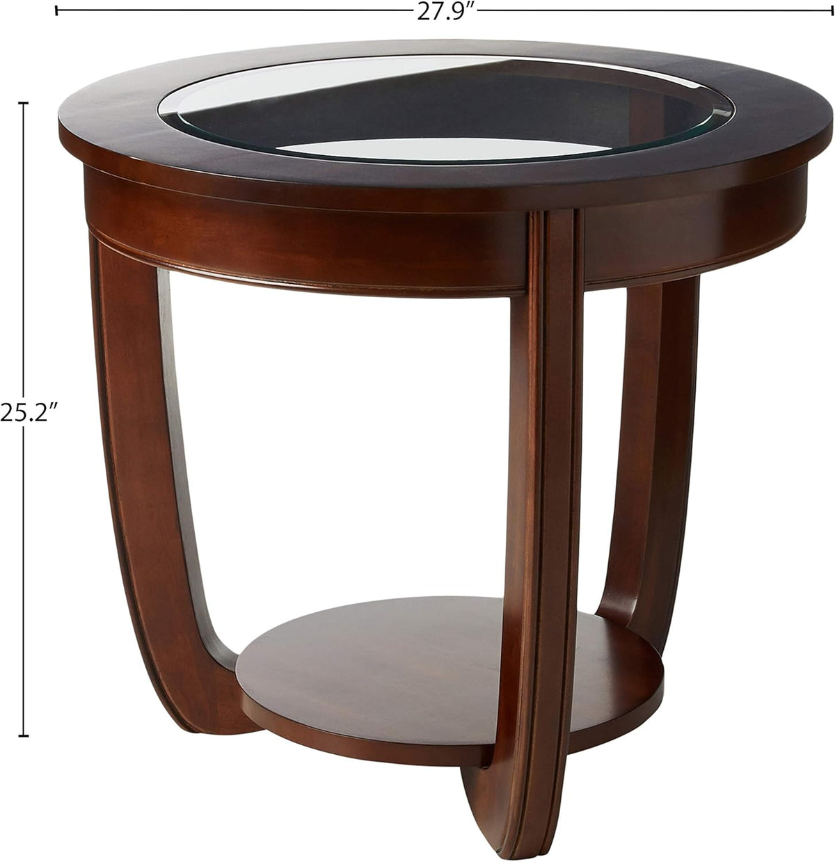 Dark Cherry End Table K80223
