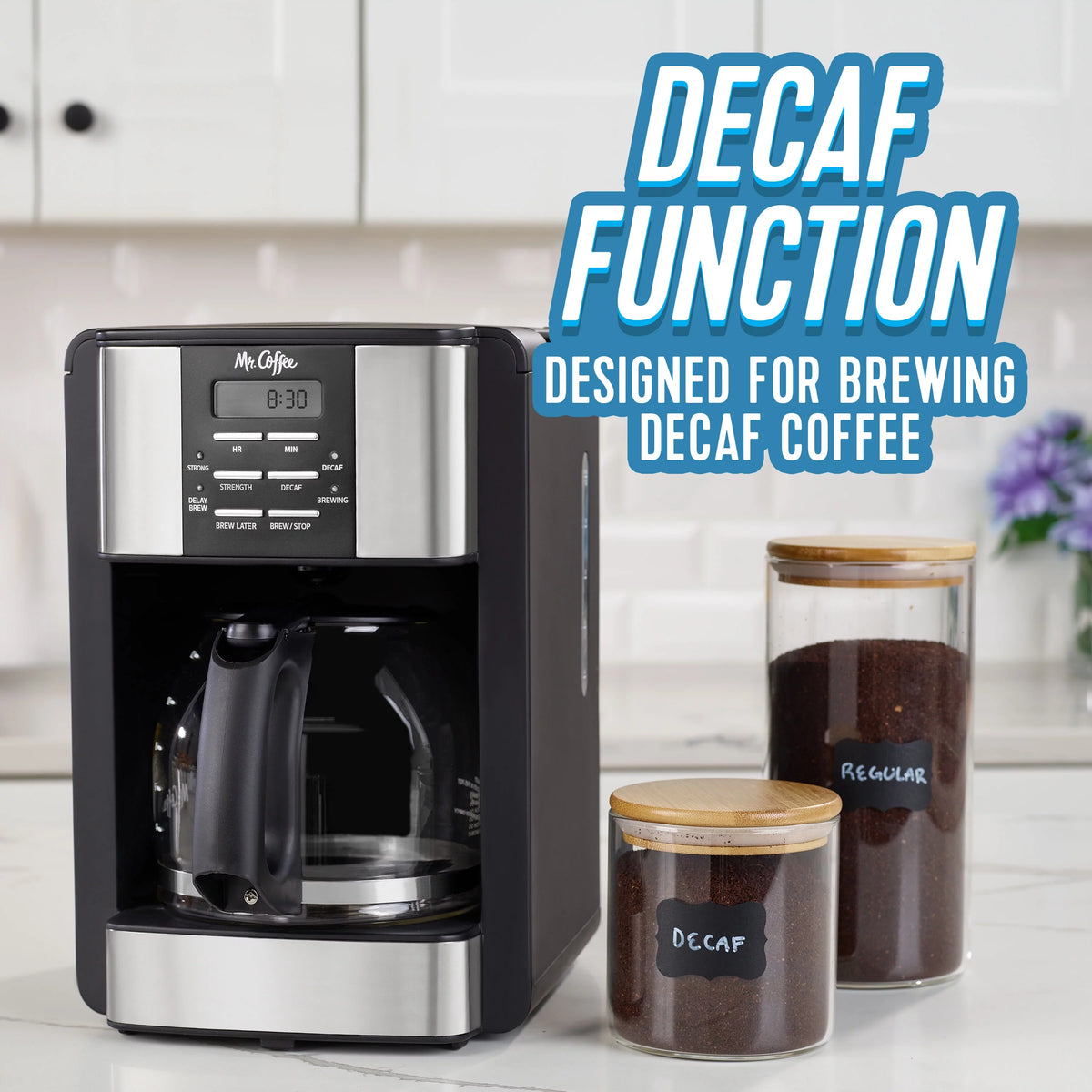 12 Cup Coffee Maker with Decaf Function A857