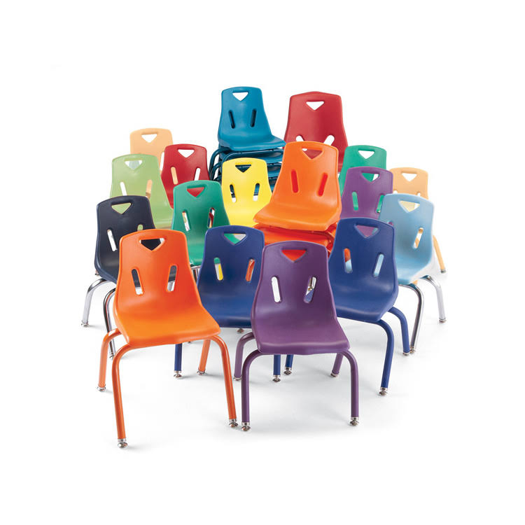 16x22 Stacking Chairs with Chrome-Plated Legs - Set of 6 F2197