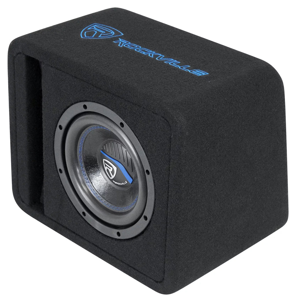 8" 800w Loaded Car Subwoofer Enclosure + Amplifier T937