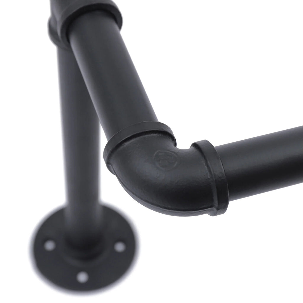 Black Wall Mounted Clothes Rack J820