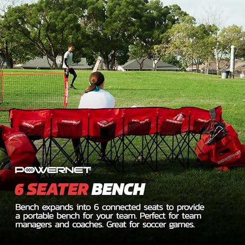 6 Seater Team Bench with Carry Bag G473
